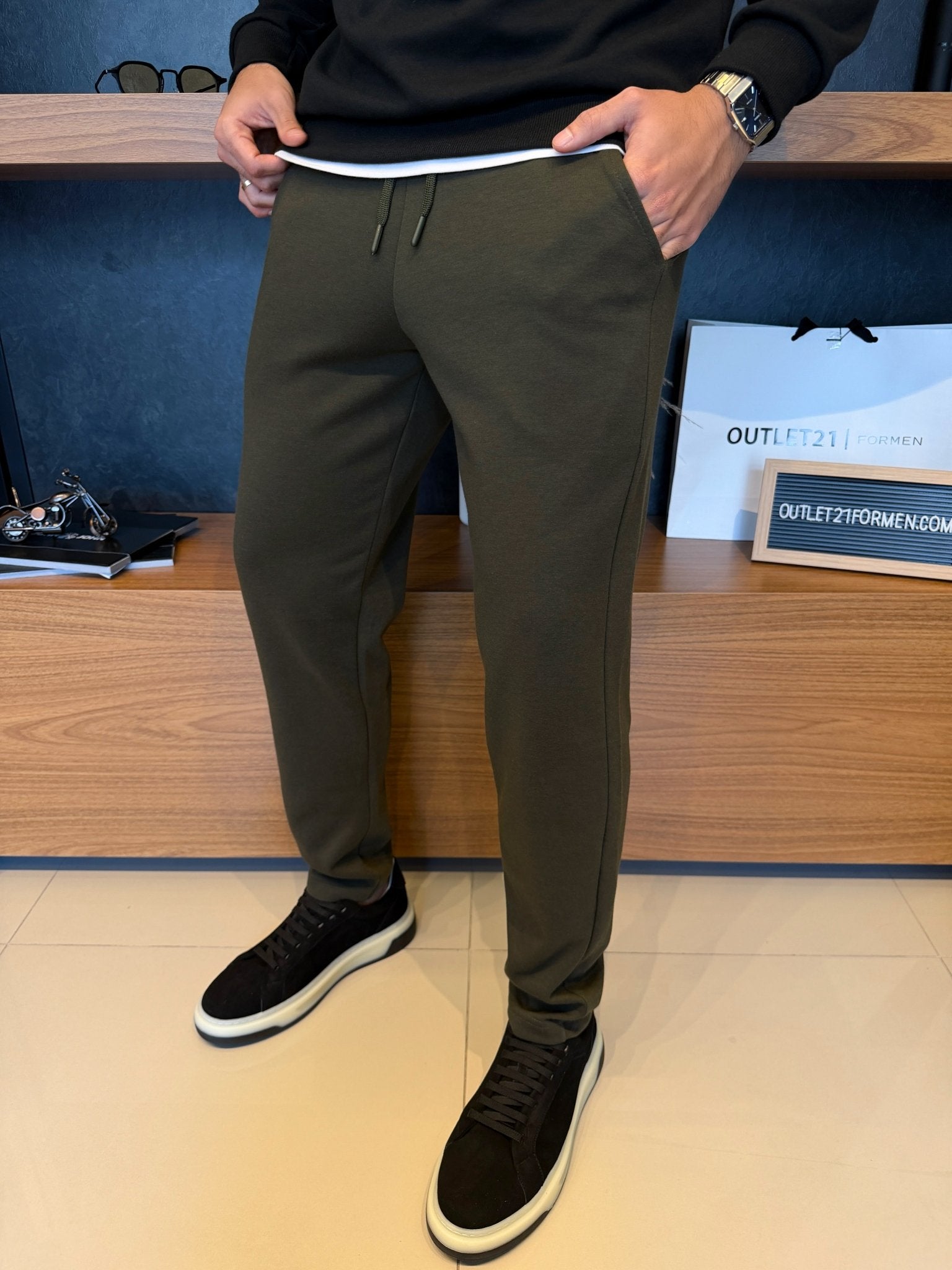 Calça Brooklyn Cotton Comfort - Militar
