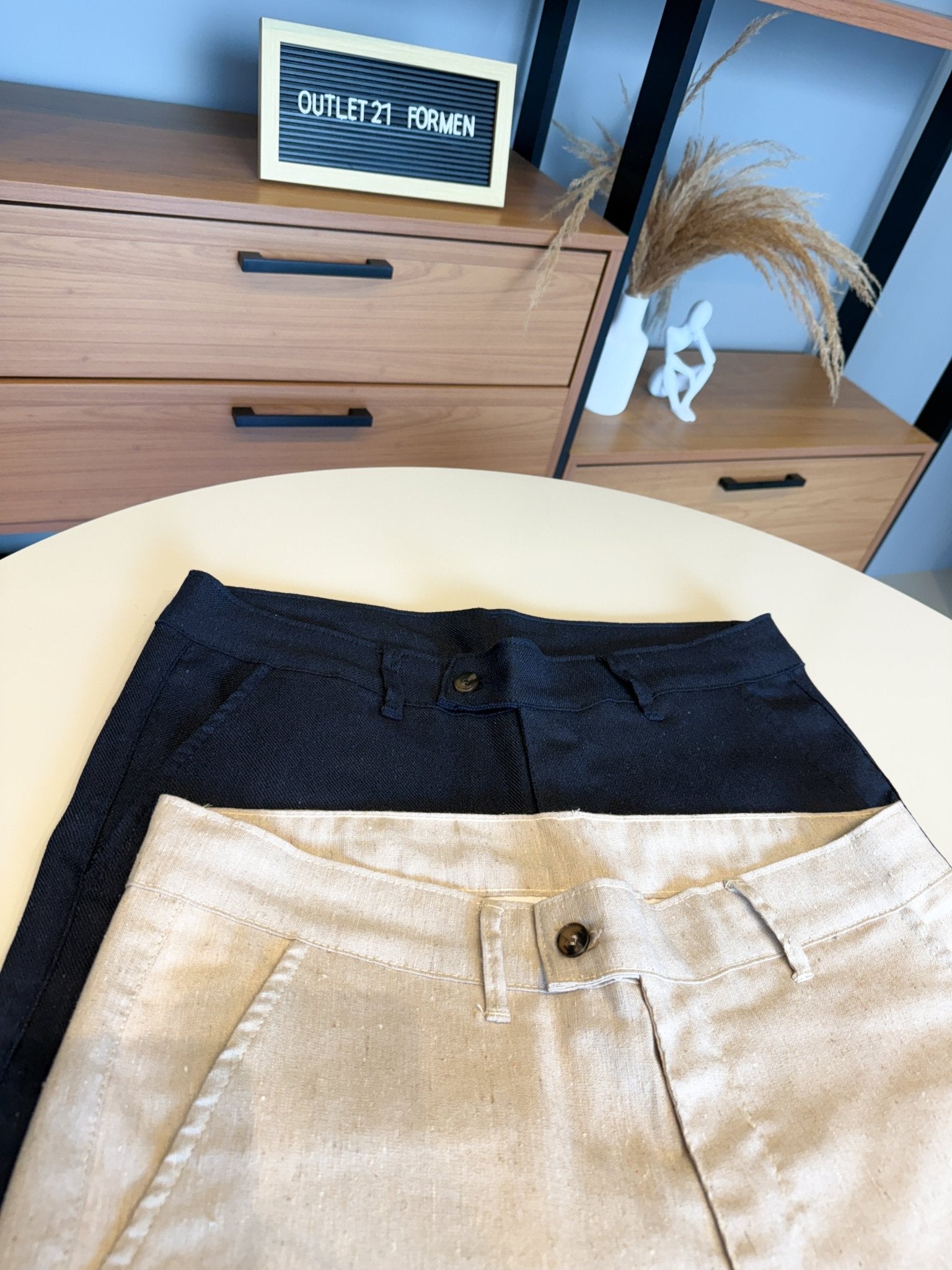 Calça Alfaitaria Linho - Marinho