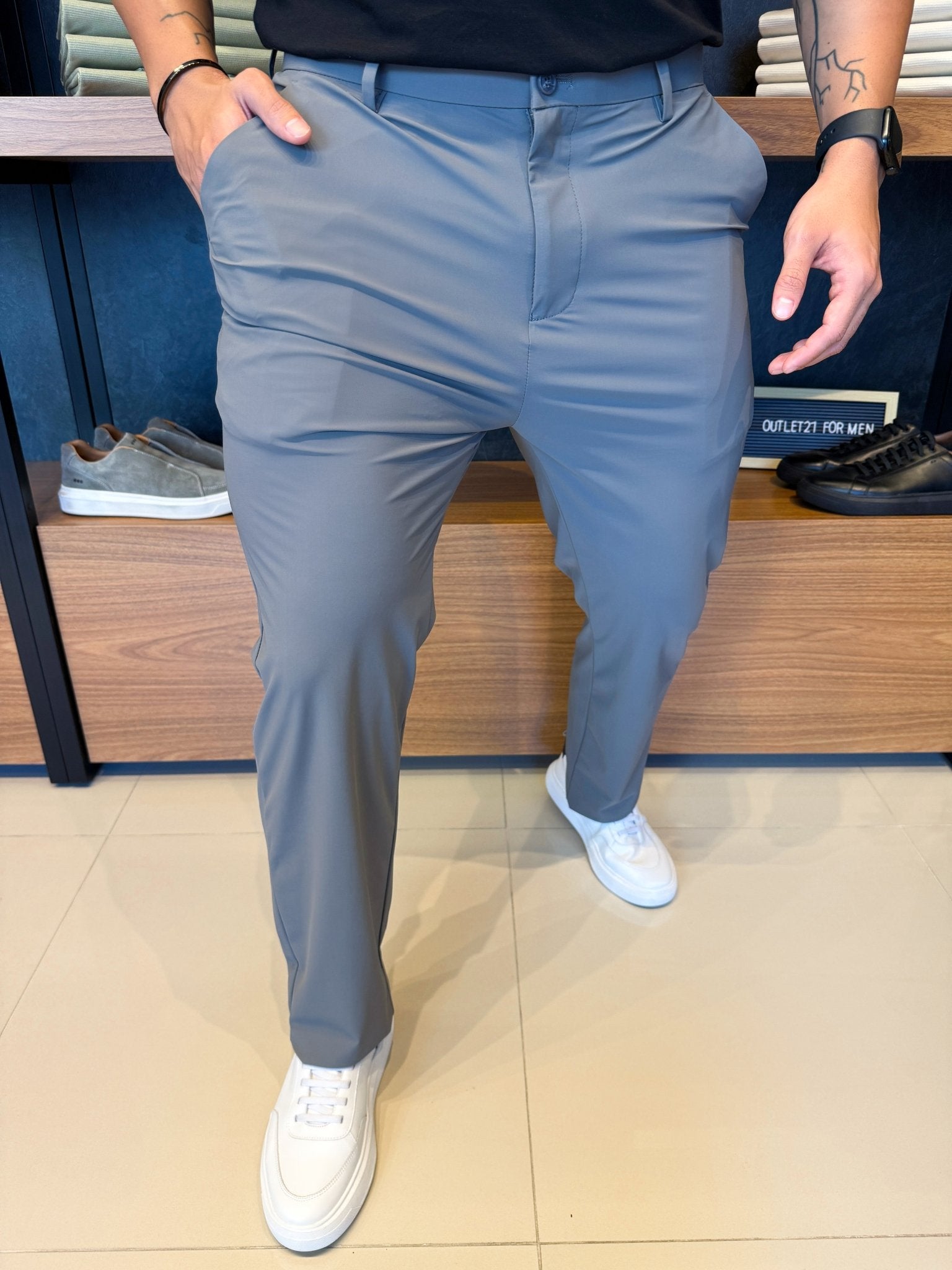 Calça Tech Alfaitaria Chumbo