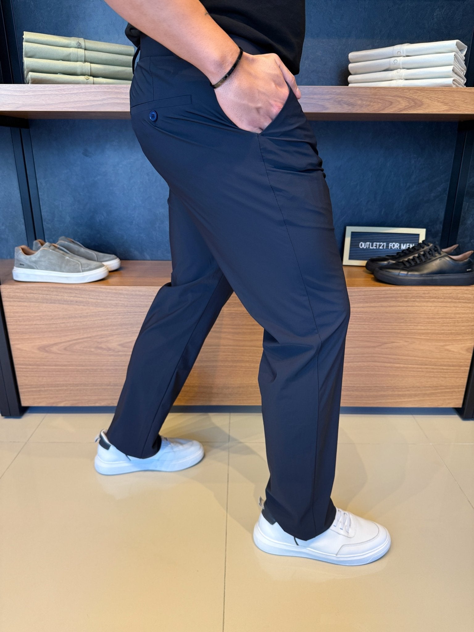 Calça Tech Alfaitaria Marinho
