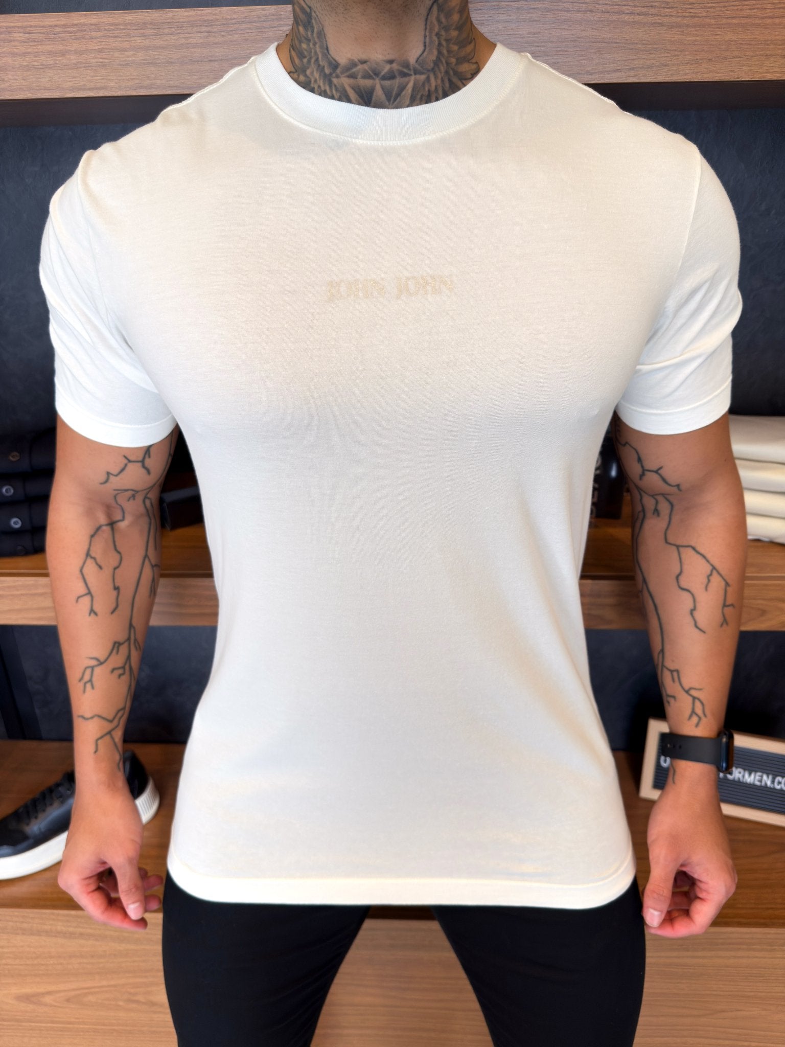 Camiseta John John Over - Branca