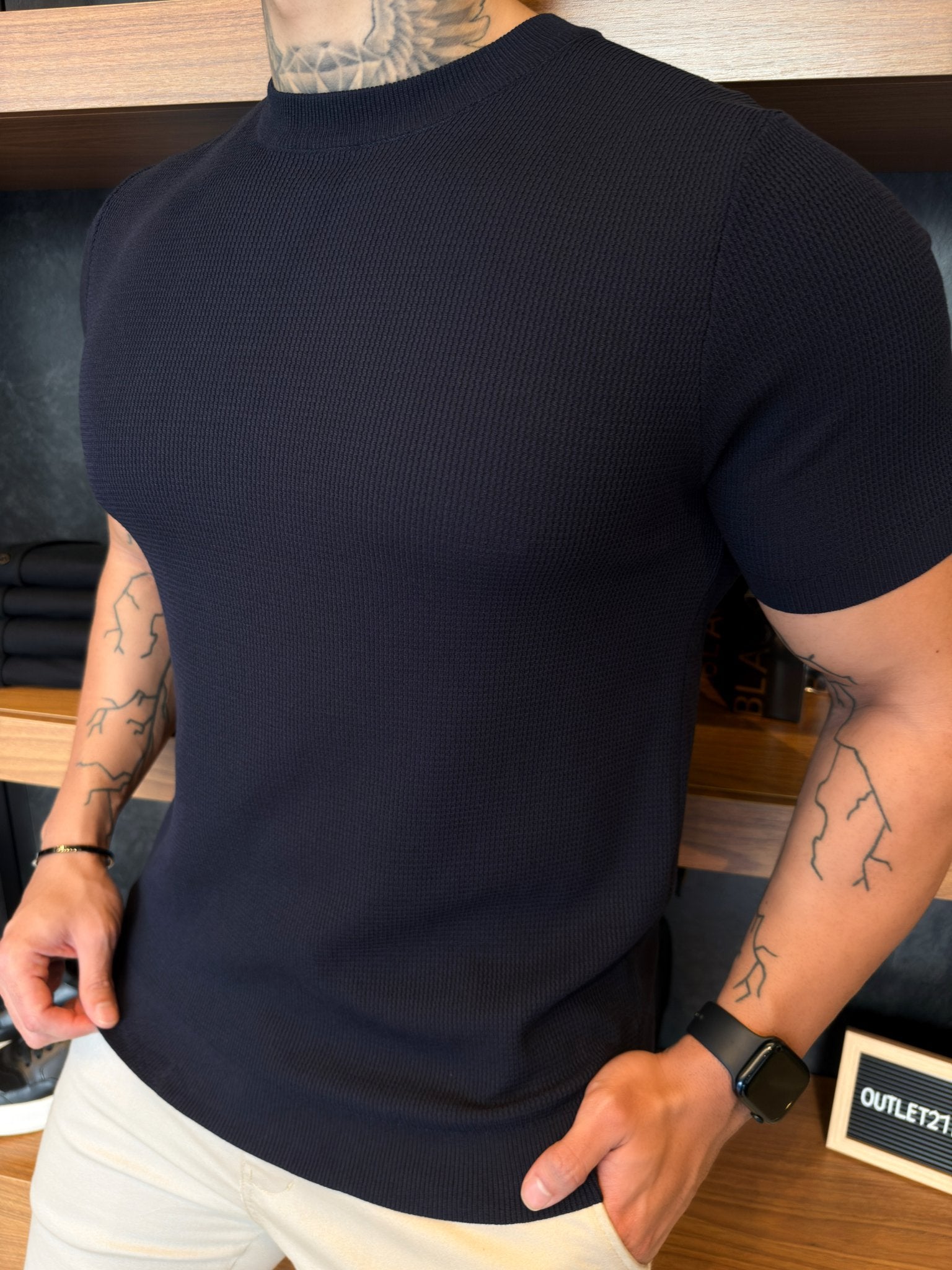 Camiseta Marbella Tricot Nobre - Marinho