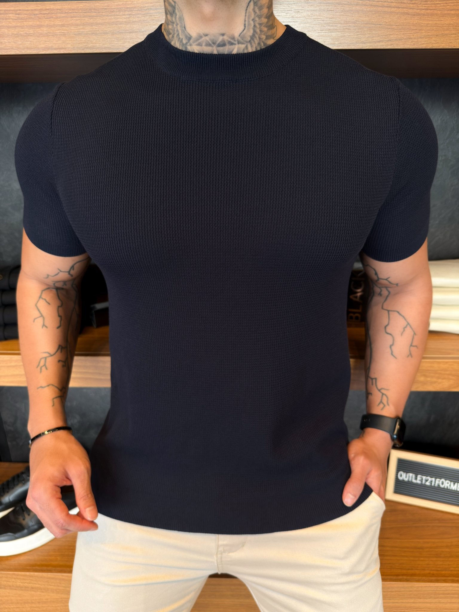 Camiseta Marbella Tricot Nobre - Marinho