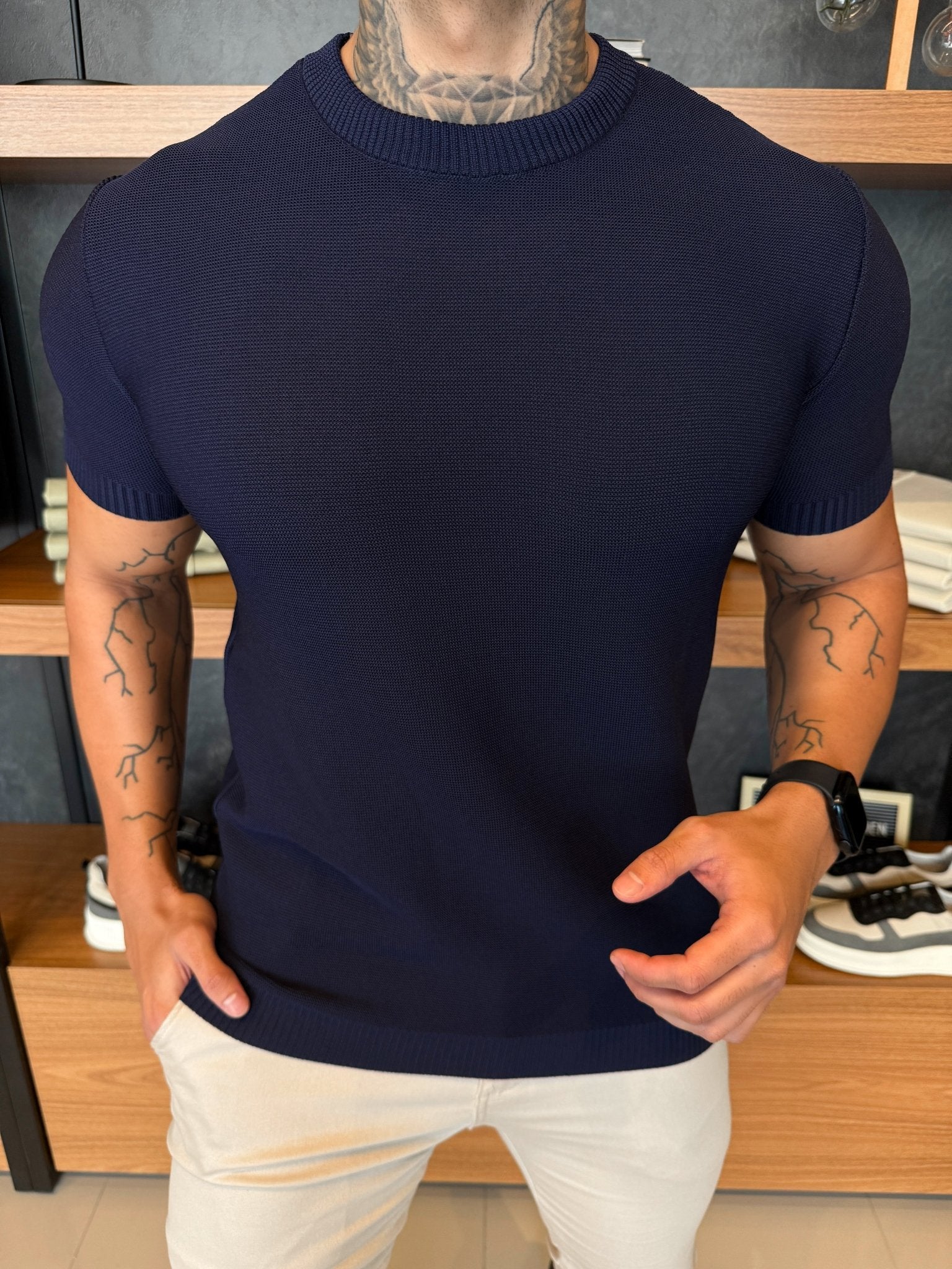 Camiseta Noa Tricot Marinho