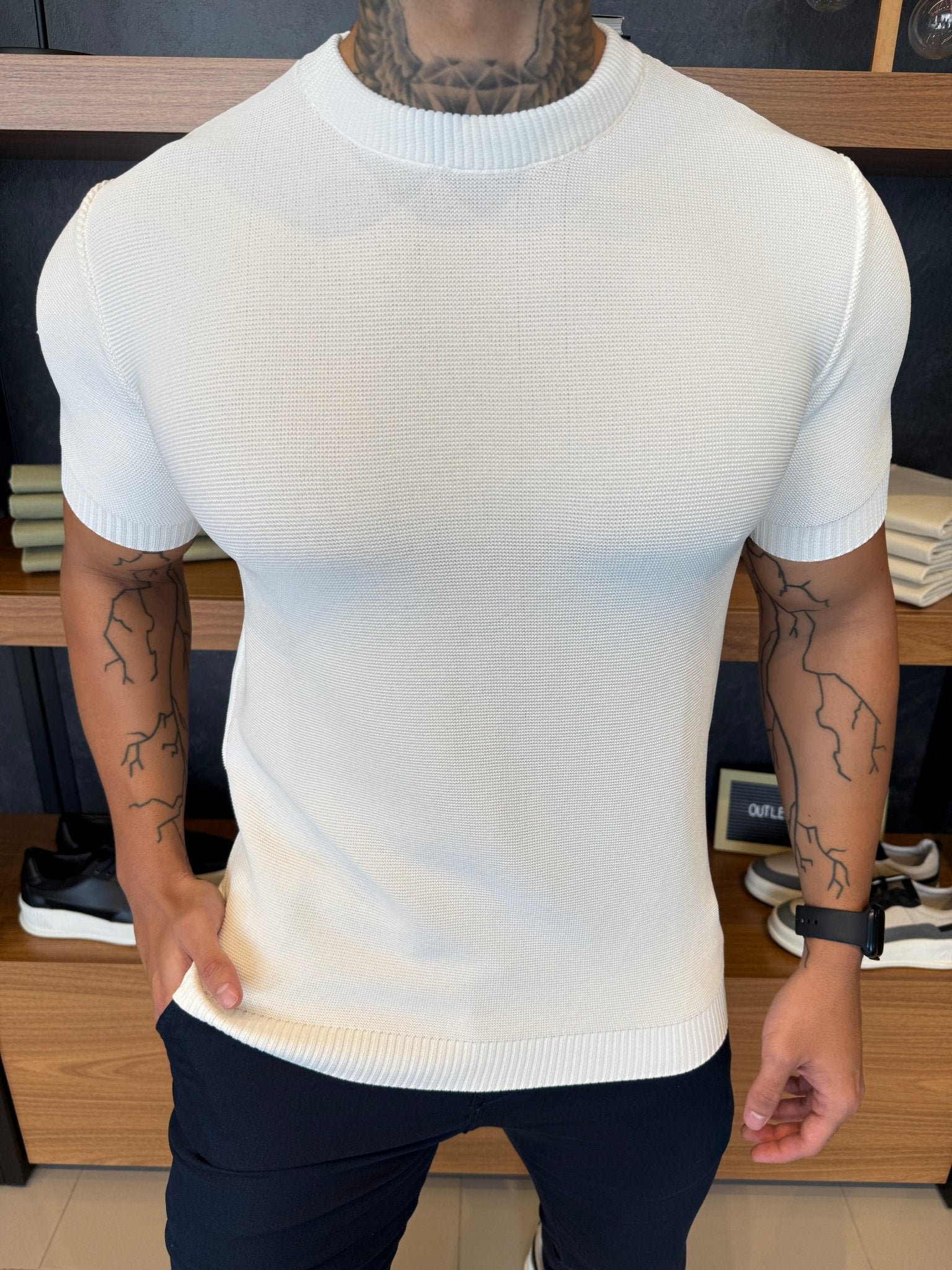 Camiseta Noa Tricot Off White