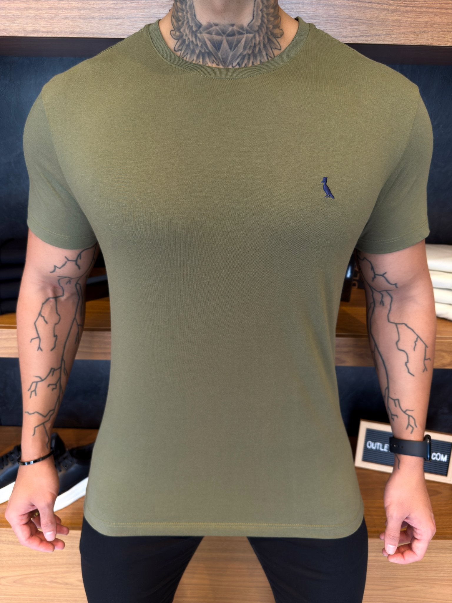 Camiseta Reserva Logo Peito Marinho - Militar