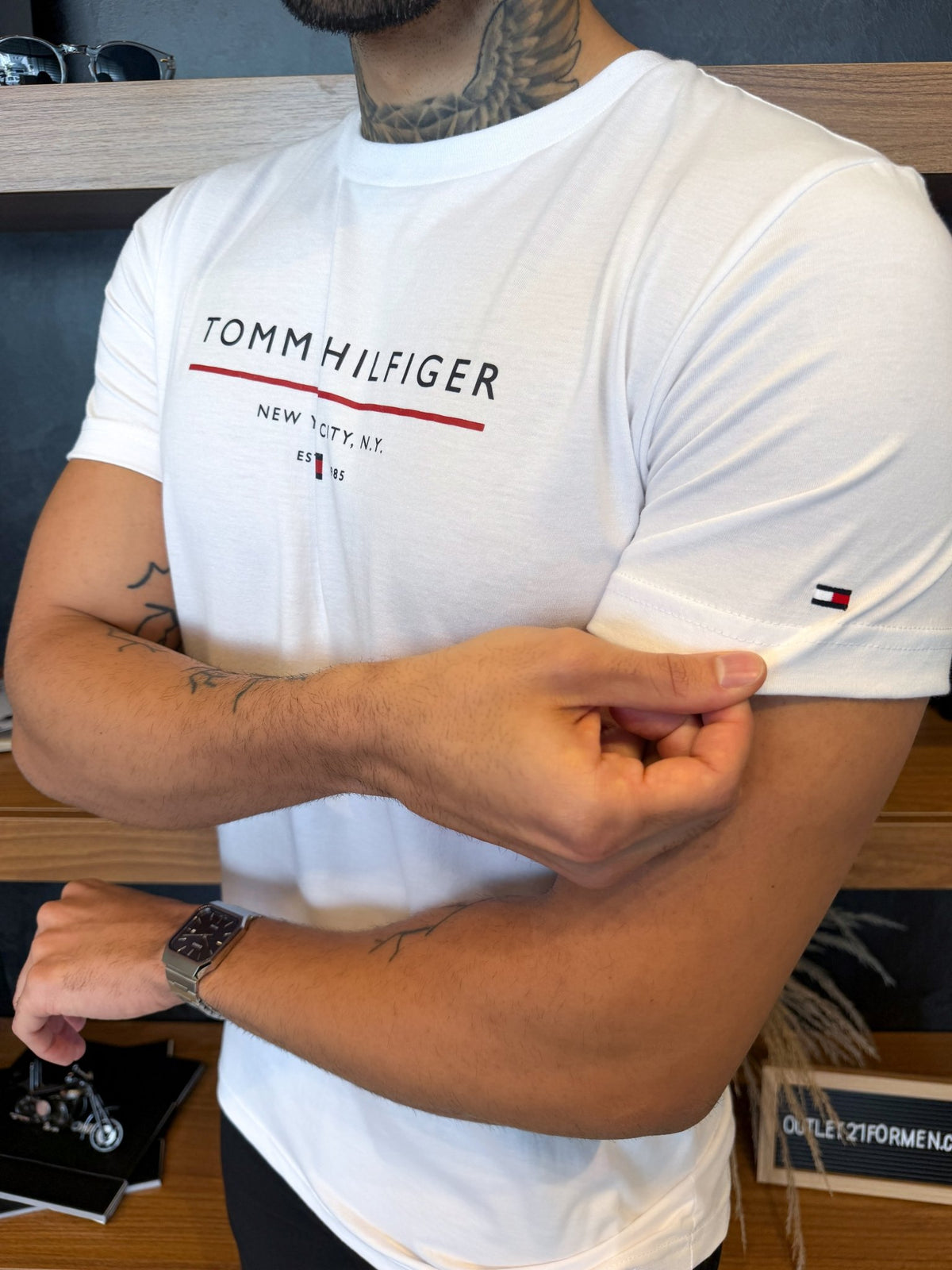 Camiseta Tommy Hilfiger New York City - Branca