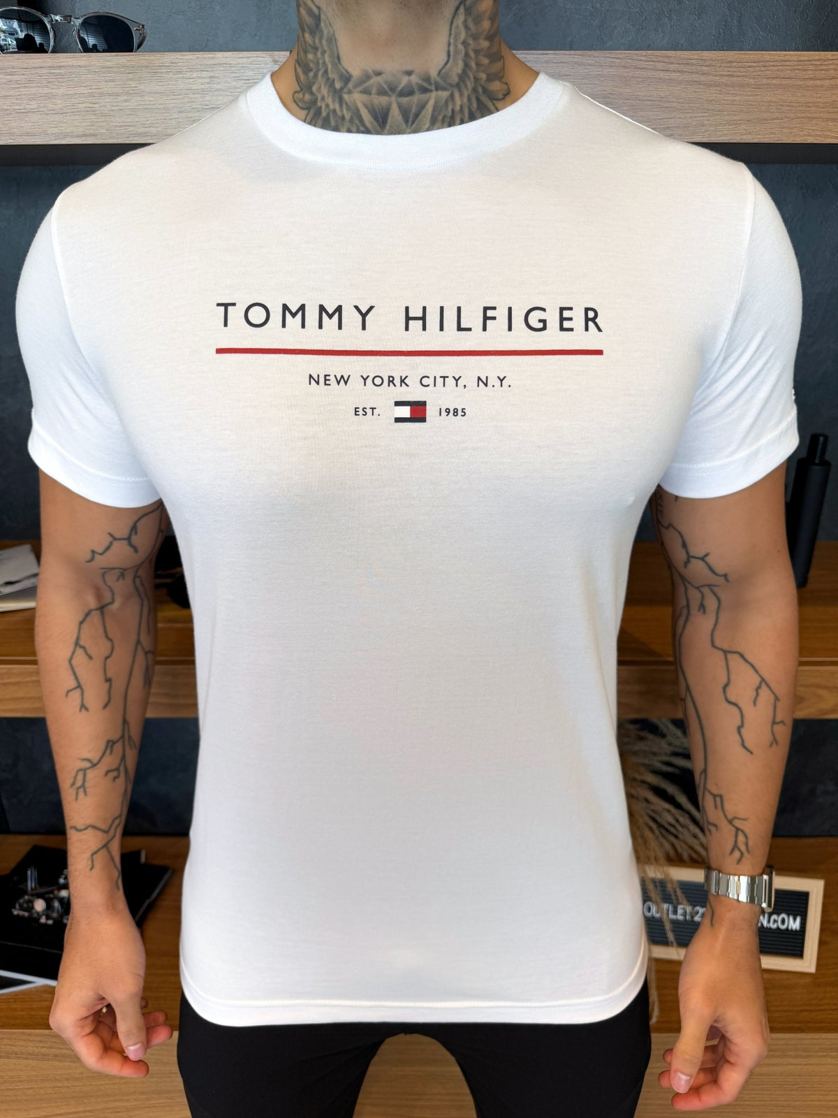 Camiseta Tommy Hilfiger New York City - Branca