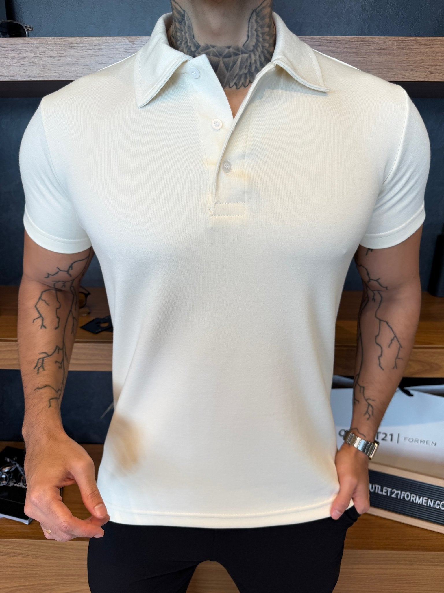 Polo Cotton Soft - Off White