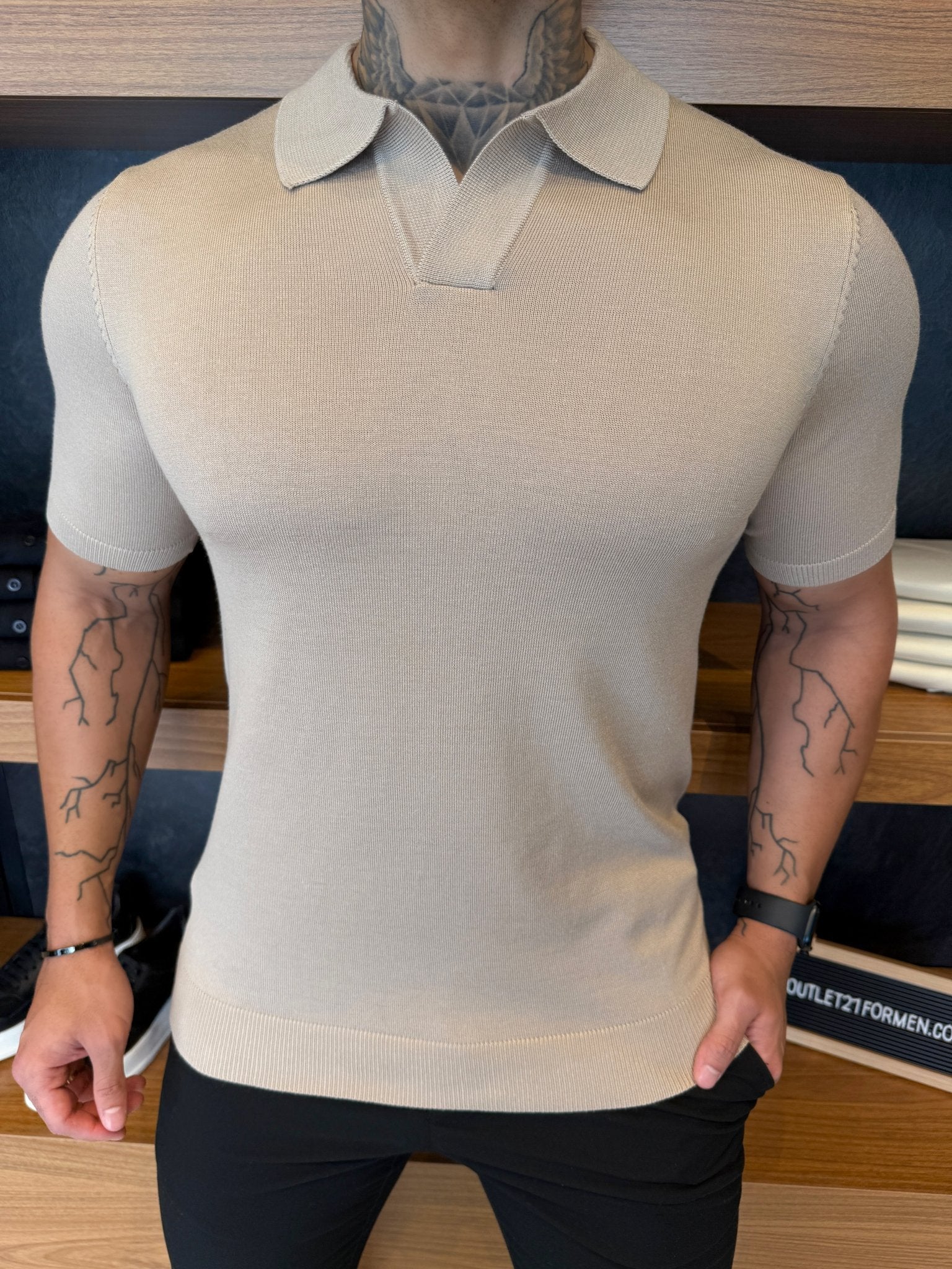 Polo Montreal Tricot Nobre - Khaki