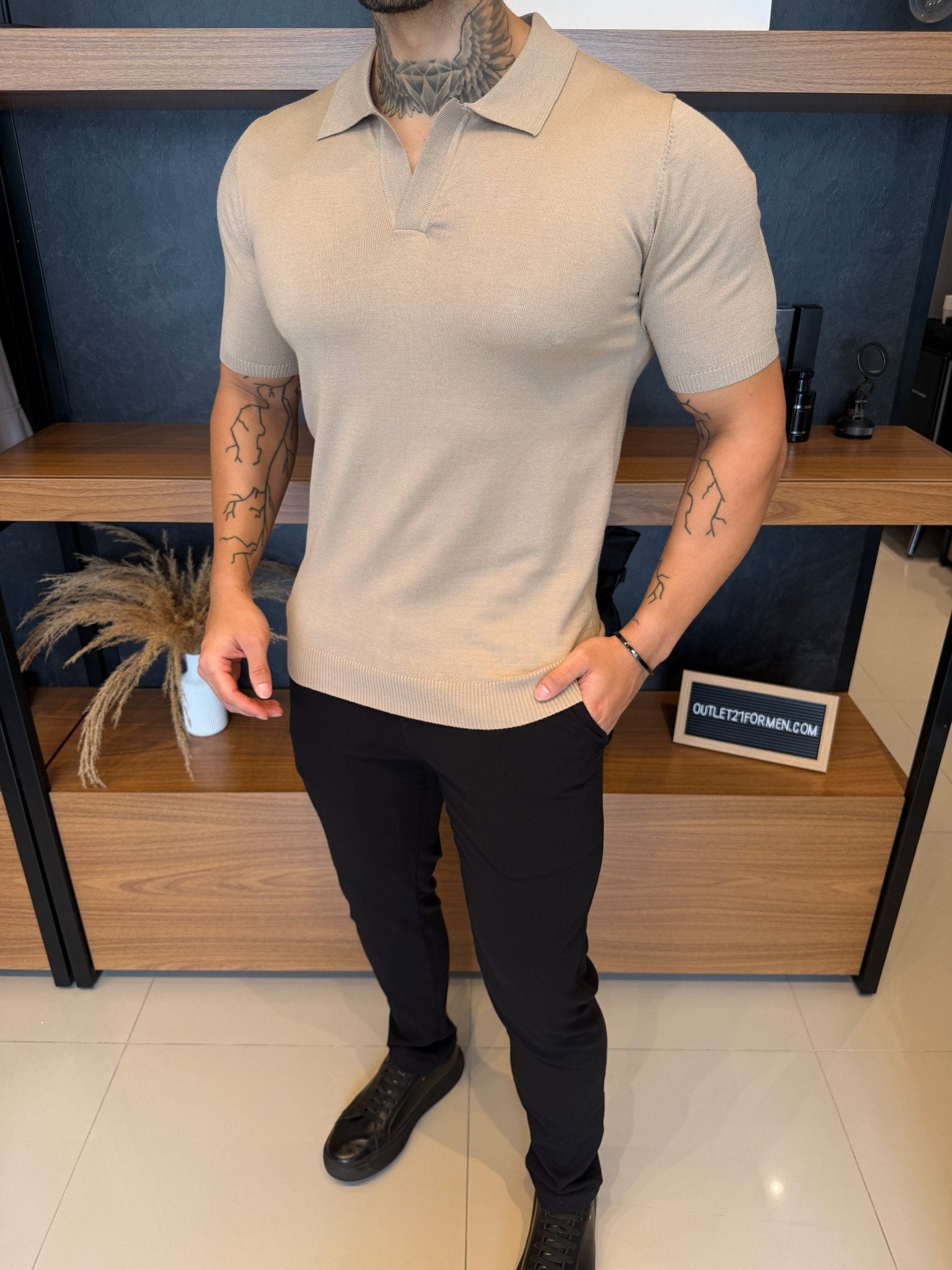 Polo Montreal Tricot Nobre - Khaki
