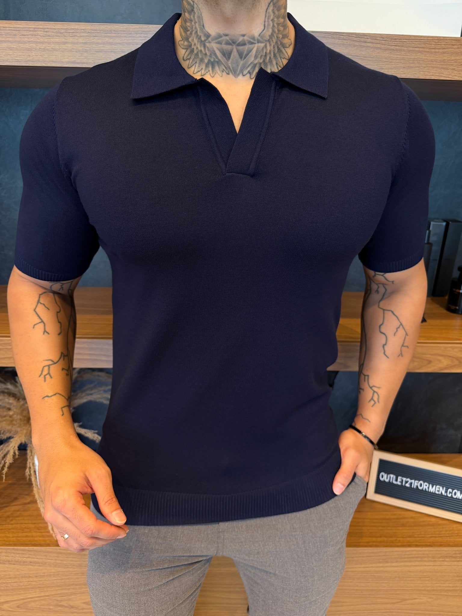 Polo Montreal Tricot Nobre - Marinho
