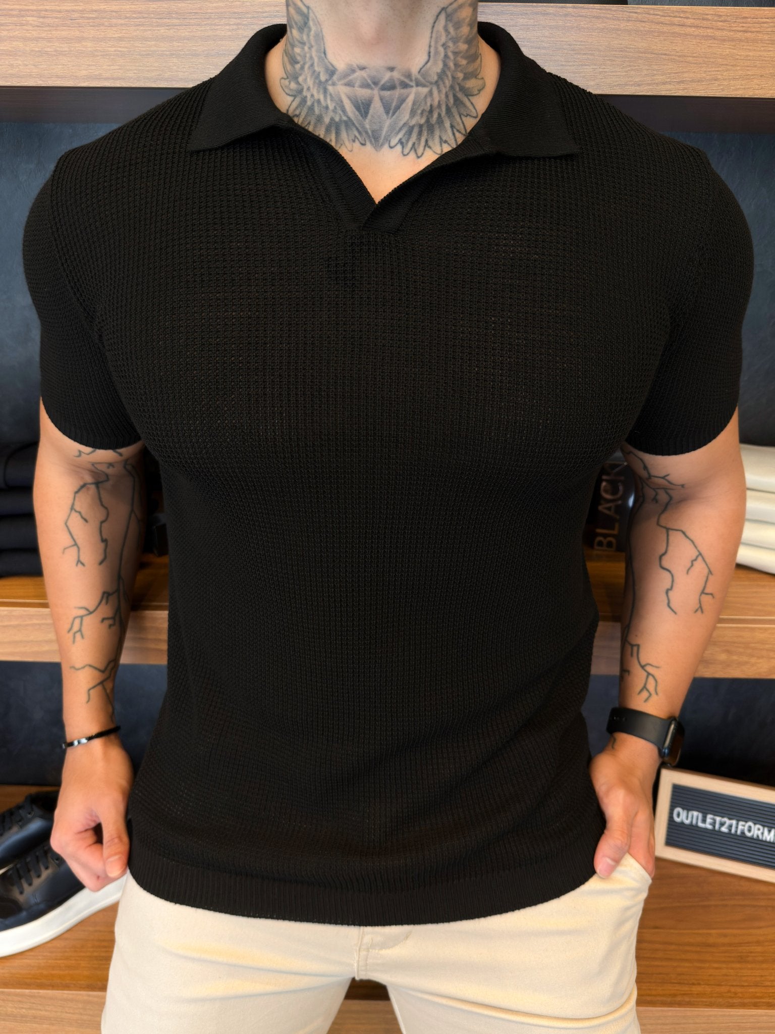 Polo Verona Tricot - Preta