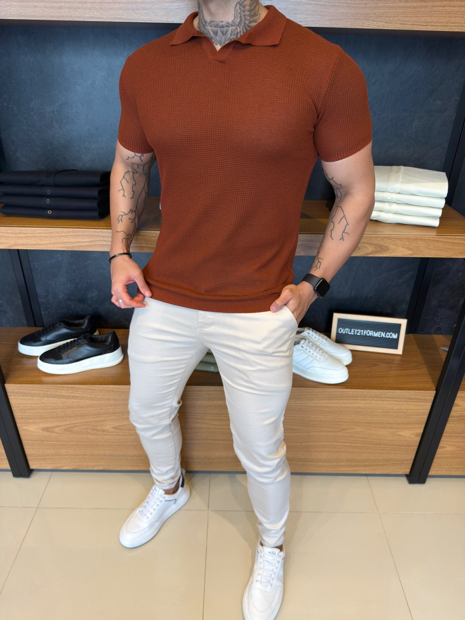 Polo Verona Tricot - Terracota