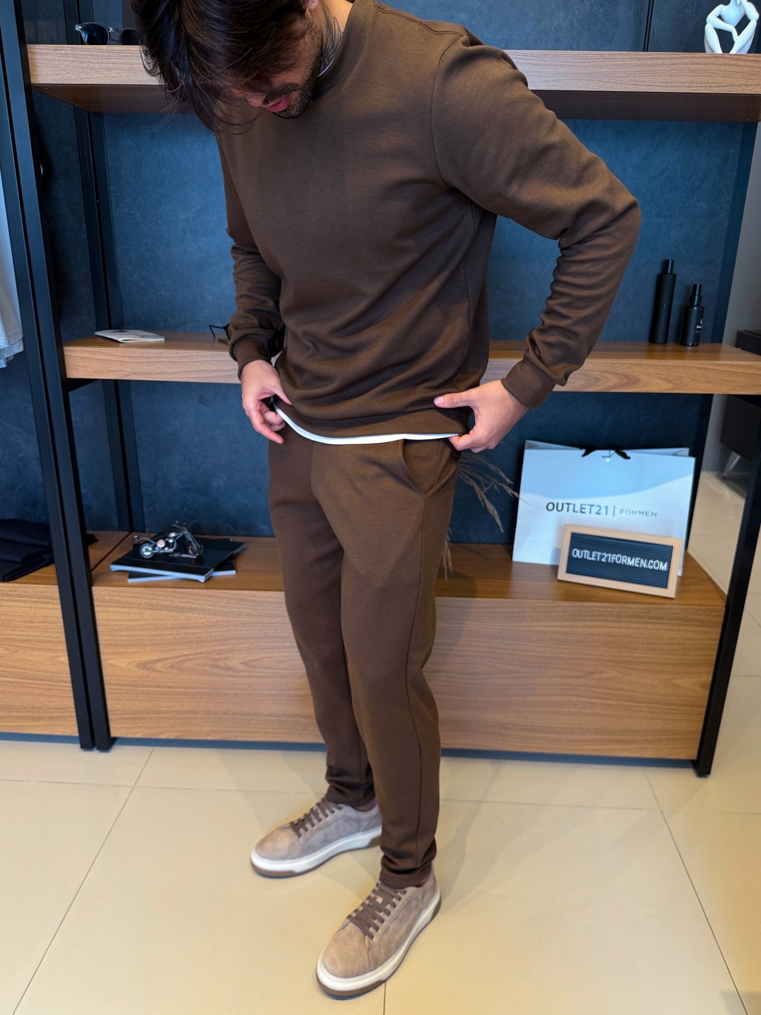 Suéter Brooklyn Cotton Comfort - Marrom