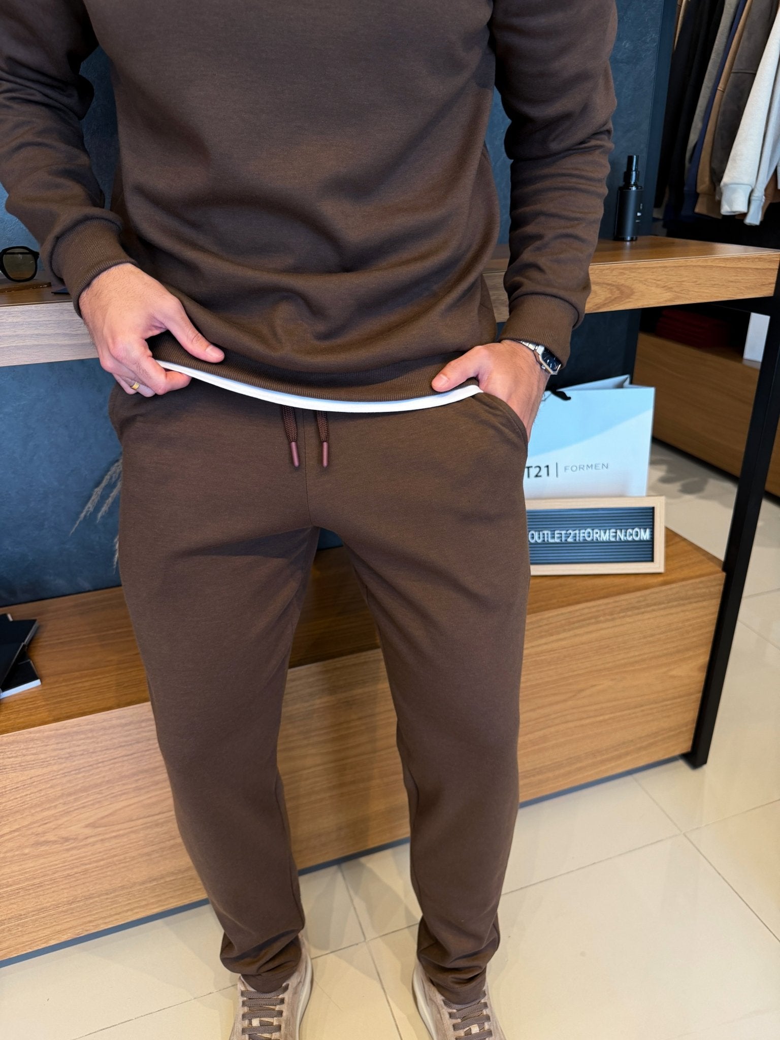 Suéter Brooklyn Cotton Comfort - Marrom