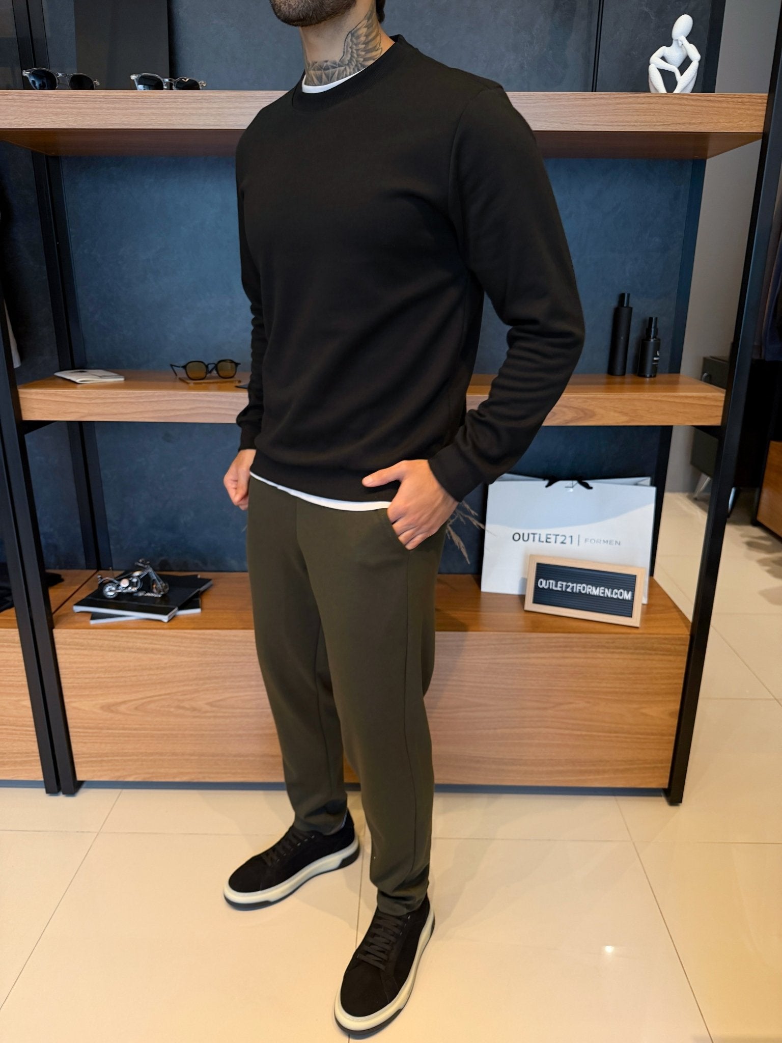 Suéter Brooklyn Cotton Comfort  - Preto