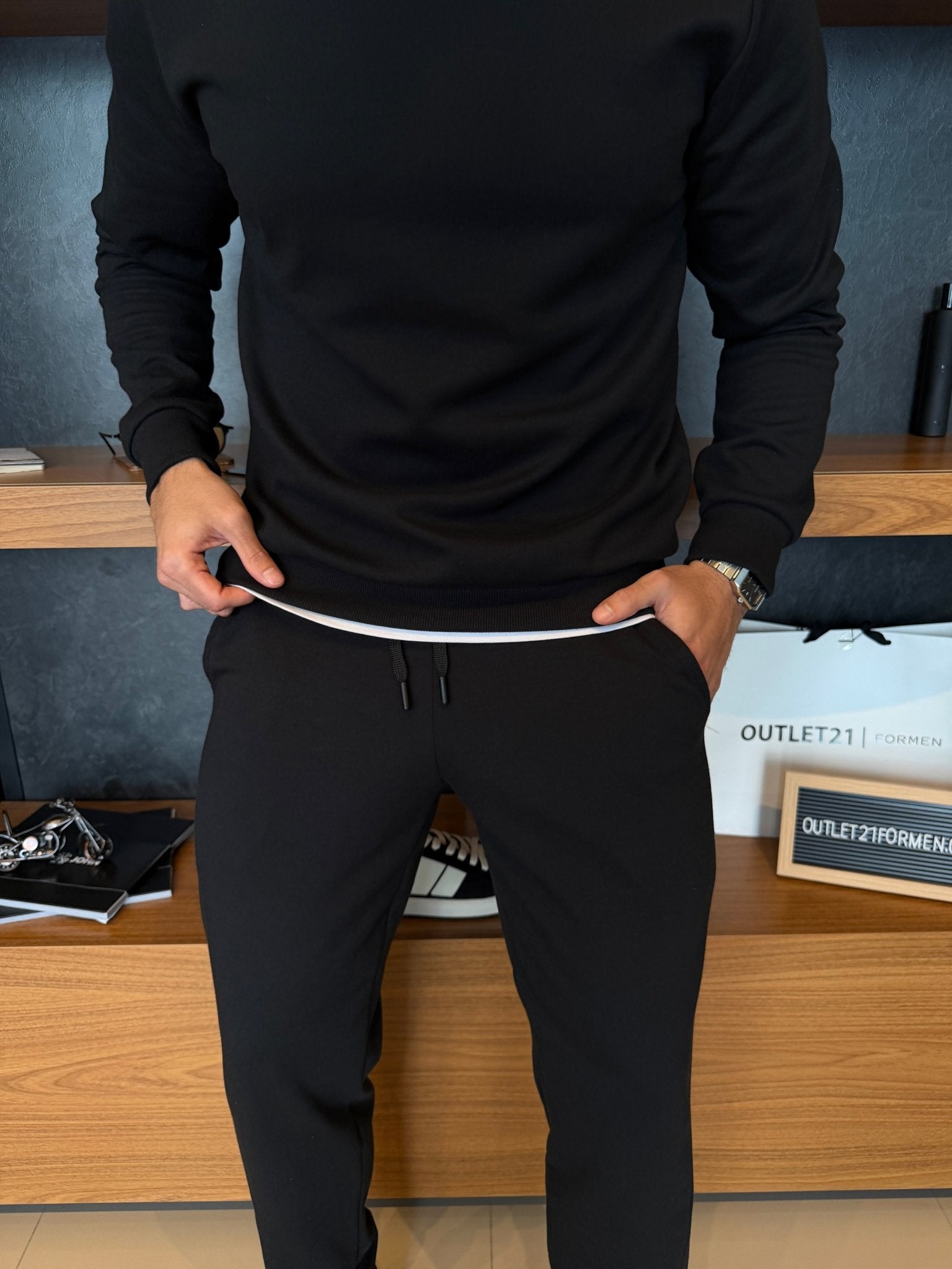 Suéter Brooklyn Cotton Comfort  - Preto