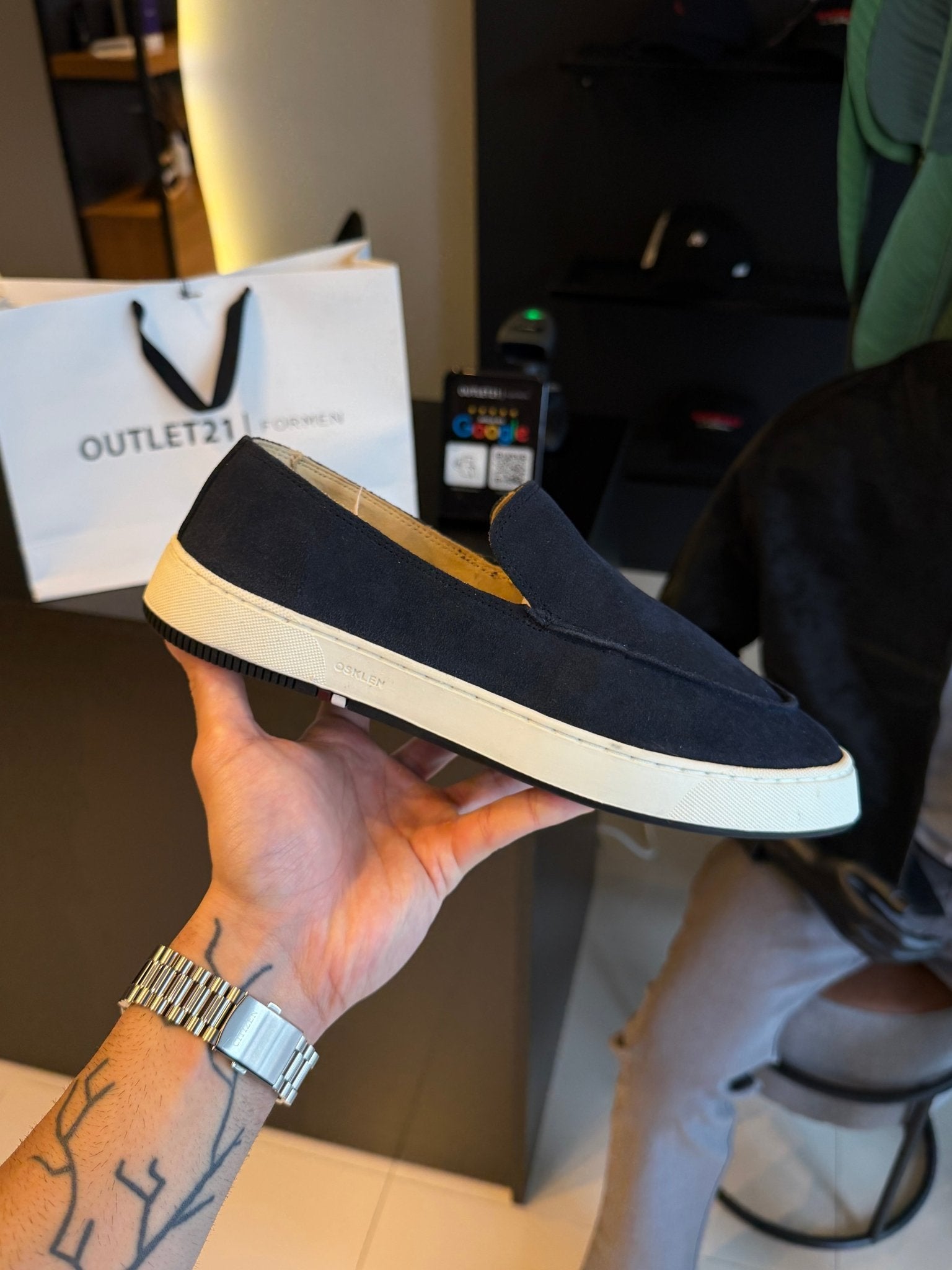 Tênis Osklen Soho Soft Moc Marinho
