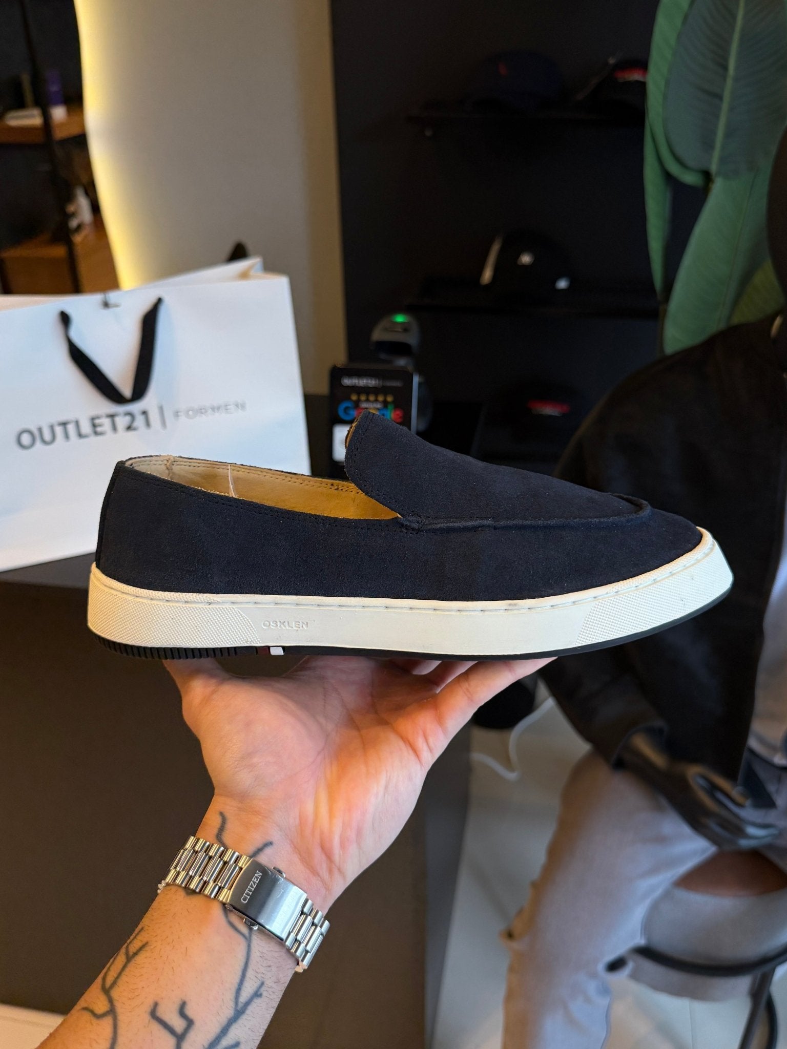 Tênis Osklen Soho Soft Moc Marinho